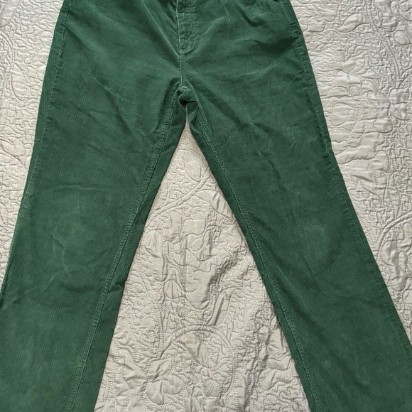 NORTHERN REFLECTIONS WEEKEND CLASSIC GREEN CORDUROY TROUSERS - Picture 1 of 6
